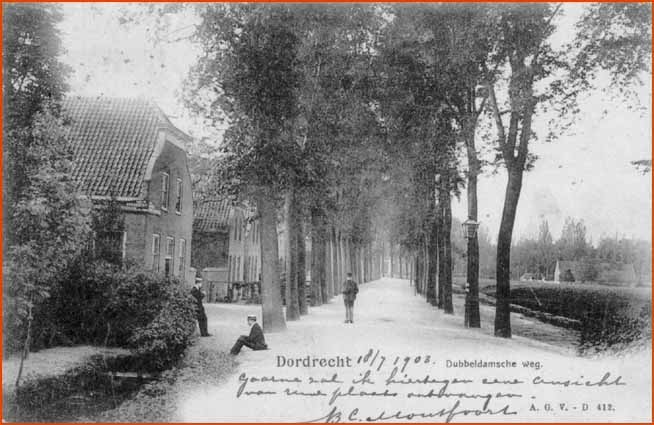 Dubbeldamseweg 1903, Uitspanning Nieuw Dordrecht.