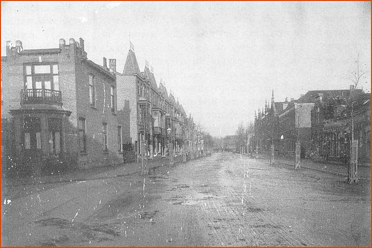 Dubbeldamseweg - Emmastraat - Bloemstraat, ca. 1909