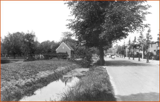 Dubbeldamseweg Zuid, voorbij de tweede overweg, 1936