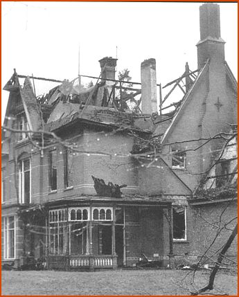 Dubbeldamseweg - Dordwijklaan, brand in villa Sorhgvliet-Dordwijk, 28-1-1995