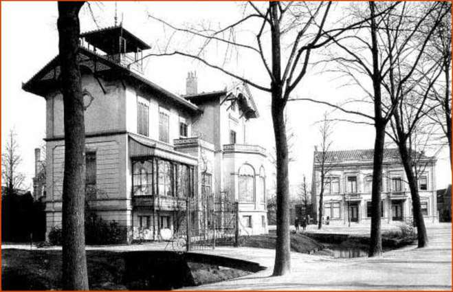 Dubbeldamseweg, hoek Burg. de Raadtsingel, ca.1906