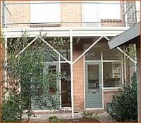 Veranda en balkon.